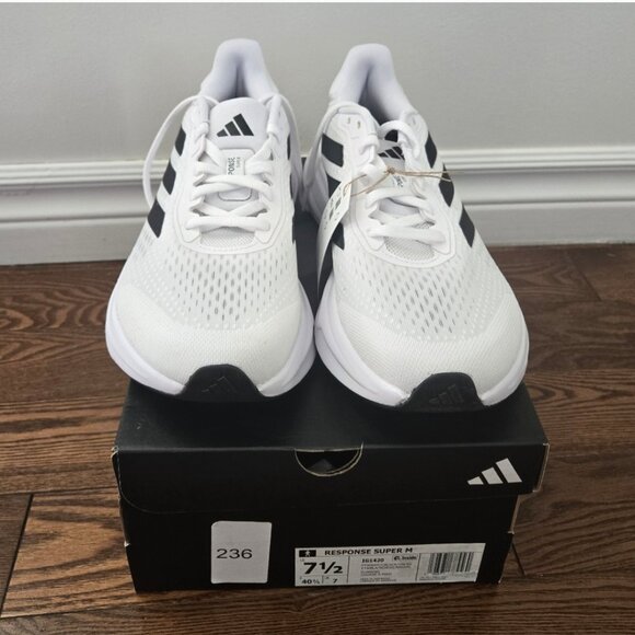 Adidas Response super M men's white and black running shoes size 7.5 - Picture 7 of 10